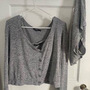 Nasty Girl 3-piece cardigan sleep set